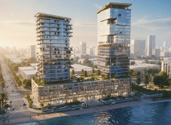 Modern 1BR Corner Home | 2 Balconies | Low Premium